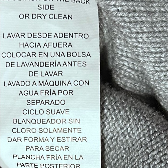 Micheal by Micheal Kors Cotton blend small gray tunic sweater Cute! - Picture 14 of 16